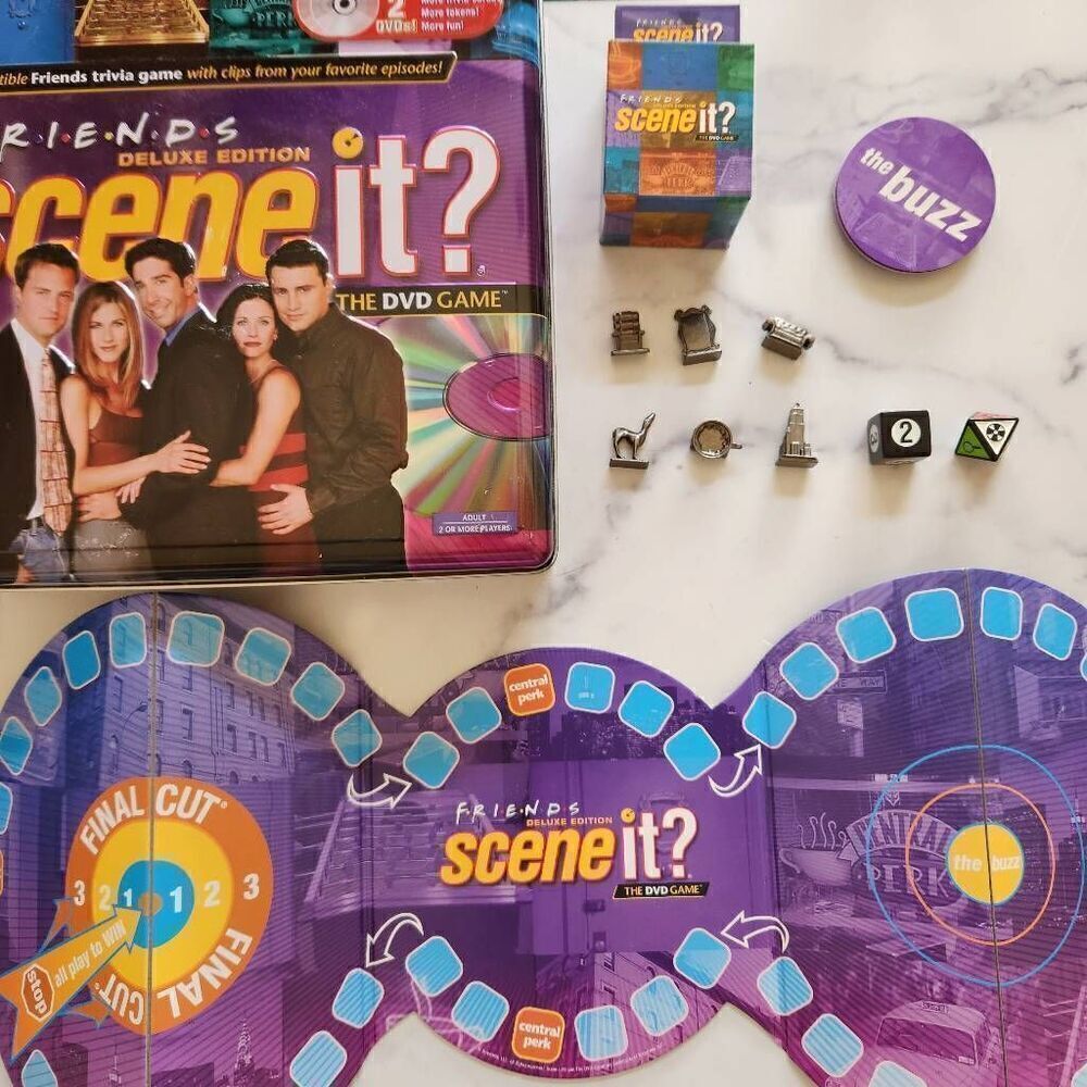 Friends Scene It gameboard y2k tv series game night
